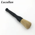 Super Dense Natural Boar Premium Detailing Brushes for Car Dashboard Wheels Grille Emblem Cleaning