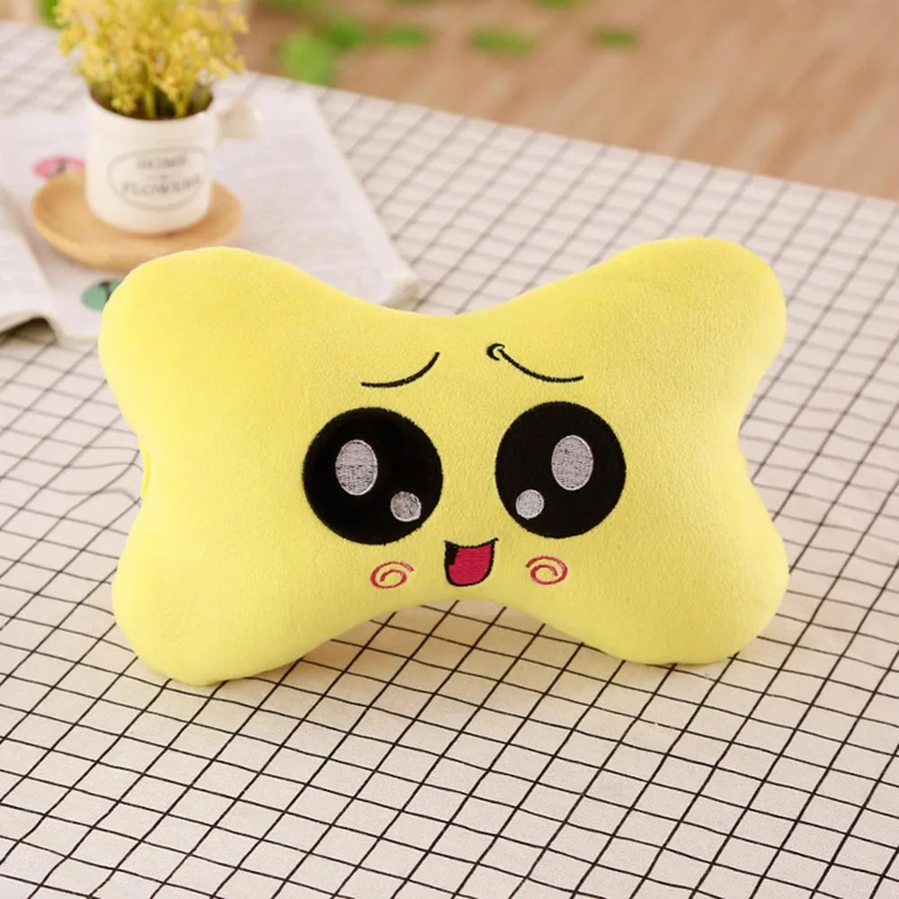 Car Neck Pillow Cartoon Cute Animal Travel Pillow Car Seat Cushion Cover Neck Support Headrest Interior Accessories