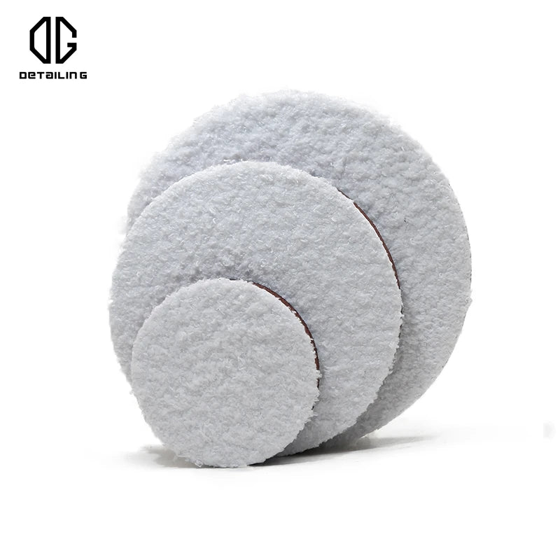 White Colour 3/5/6 Inch Car Care Microfiber Buffing Sponge Polishing Pad Wax Applicator Pad