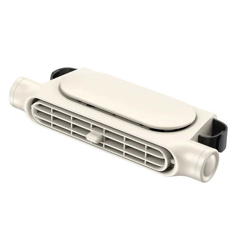 Car Front Rear Seat Fan Electric Cooling Fan Portable Ventilation Sheet Air Conditioner Car Backrest Air Fan Automotive Car Fan