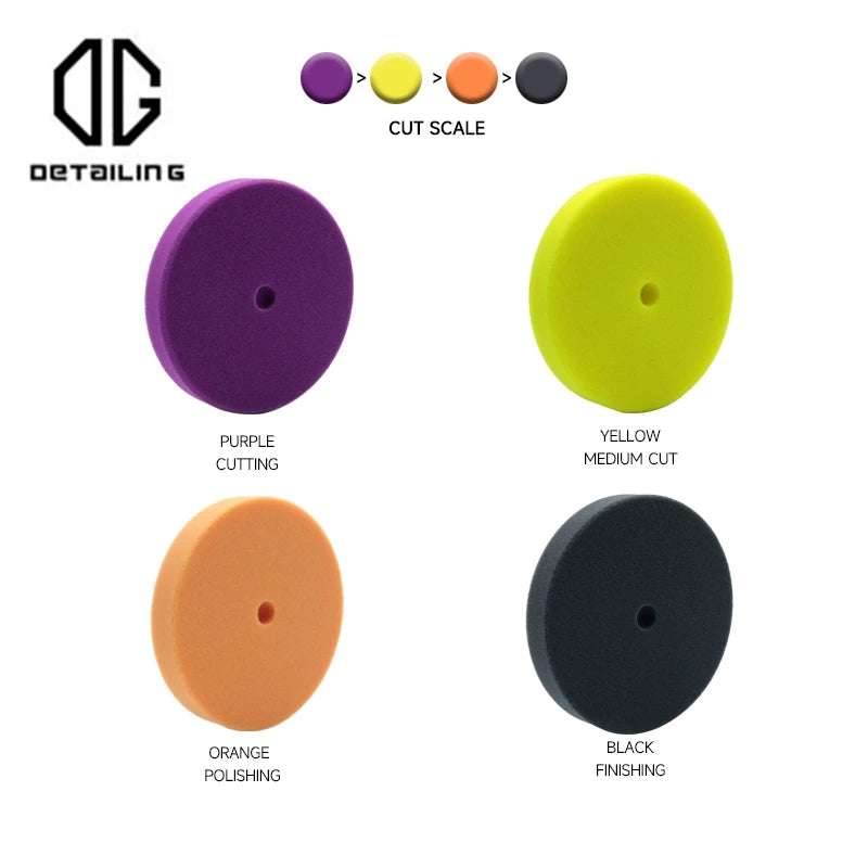 5Inch /6Inch Convex Foam Pad Germany Buffing Pad Sponge Car  Pad Foam Polishing Disc Wax for Auto