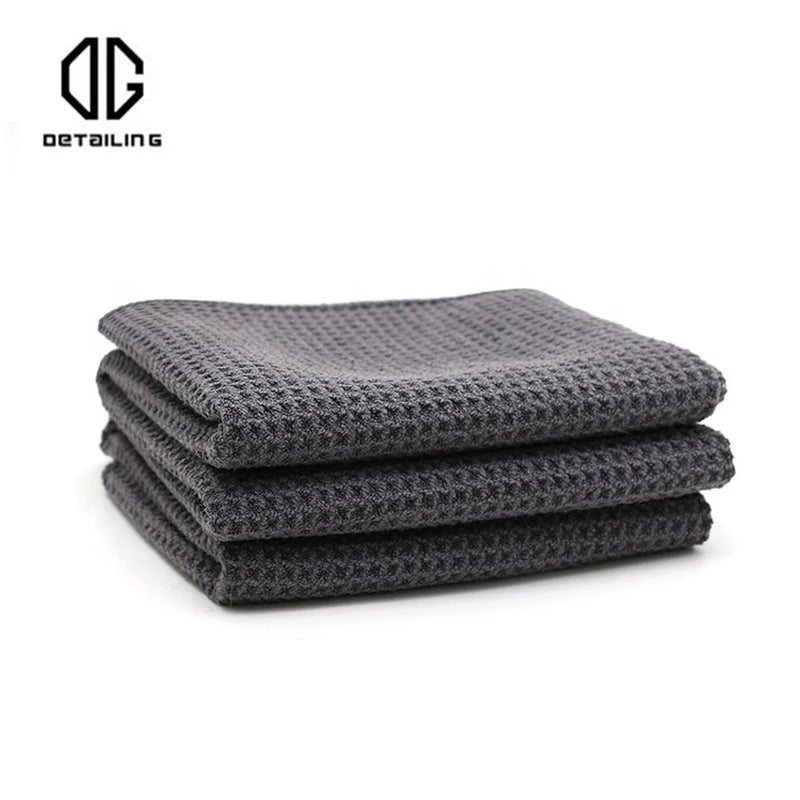 60*80 Cm Microfiber Waffle Cloth 380Gsm Car Cleaning Washing Towel