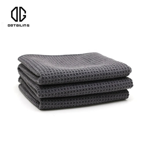 60*80 Cm Microfiber Waffle Cloth 380Gsm Car Cleaning Washing Towel