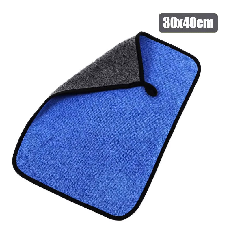 Microfiber Towel Super Absorbent Car Wash Cleaning Drying Cloth Multiple Size Car Care Detailing Household Cleaning Tools
