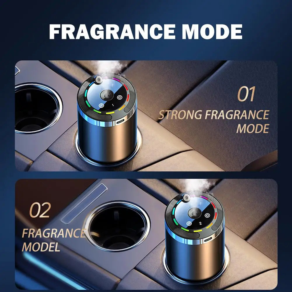 Car Diffuser Humidifier Cool Mist Sprayer Aromatherapy Diffusers Odor Eliminator Auto Home Bedroom Office Air Freshener