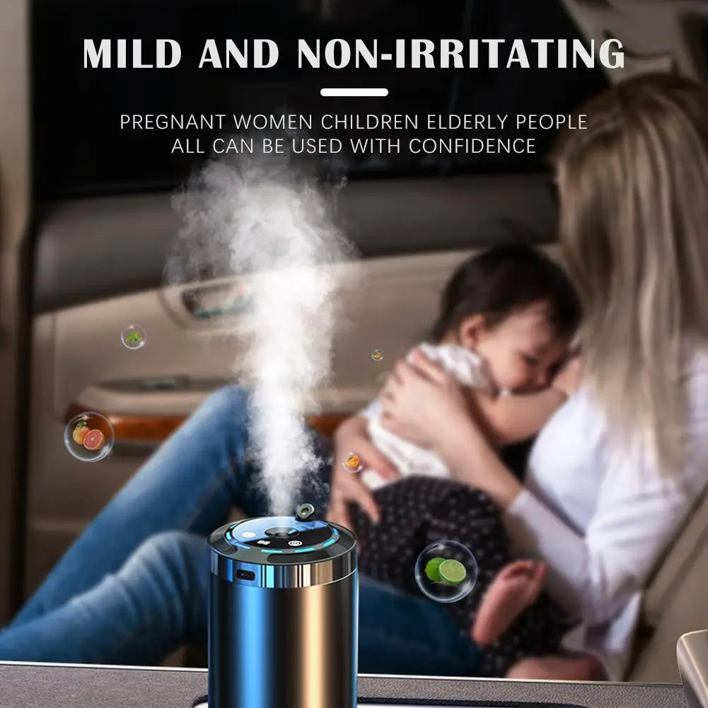Car Diffuser Humidifier Cool Mist Sprayer Aromatherapy Diffusers Odor Eliminator Auto Home Bedroom Office Air Freshener