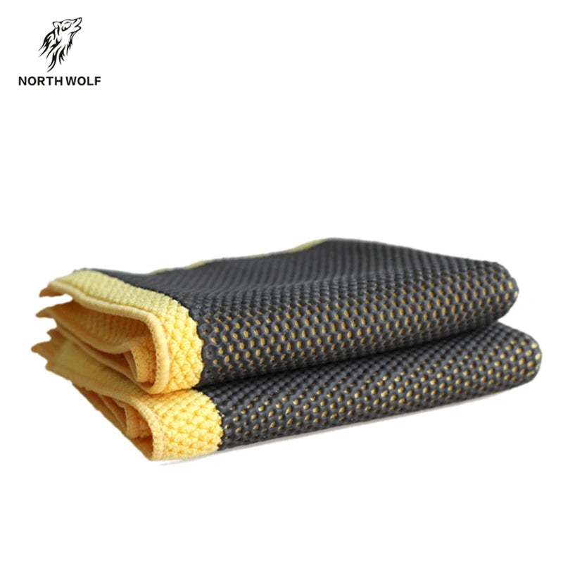 DETAILING Hard/Medium/Fine Claytowel Auto Detailing Magic Clay Cloth Car Washing Clay Bar Towel Microfiber Cleaning Cloth