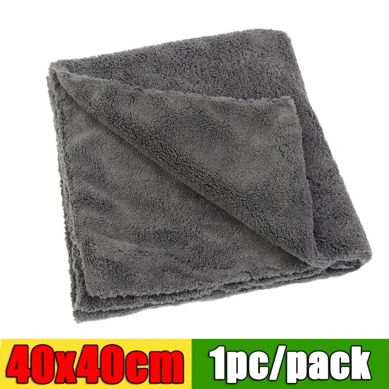 Microfiber Car Thicken Towels Soft Plush Super Absorbent Edgeless Cloth Car Wash Detailing Rags Drying Towels