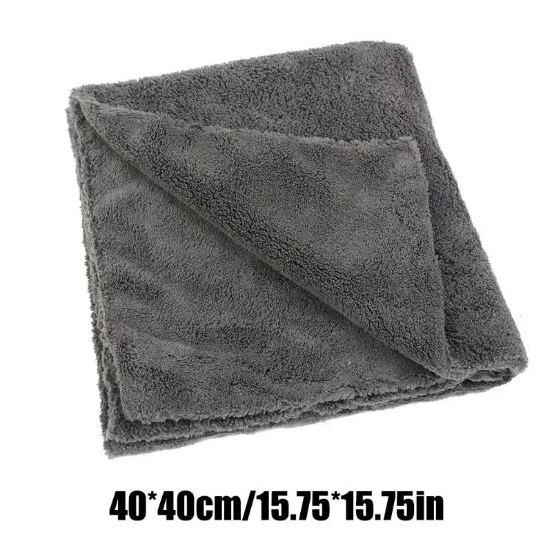 Microfiber Car Thicken Towels Soft Plush Super Absorbent Edgeless Cloth Car Wash Detailing Rags Drying Towels