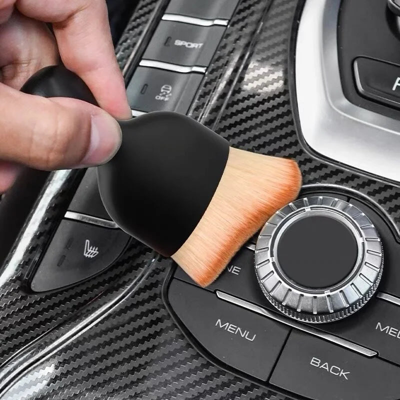 Crevice Detailing Brush Cleaning Automotive Dusting Brushes Detail Soft Cleaning Brush for Dust Removal Accessory for Cars
