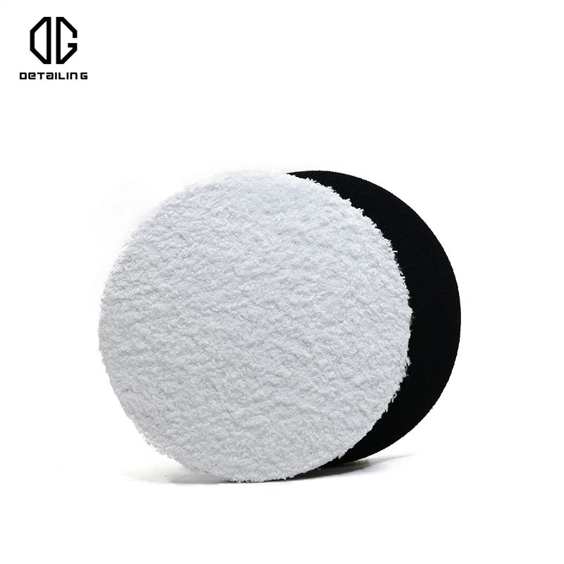 White Colour 3/5/6 Inch Car Care Microfiber Buffing Sponge Polishing Pad Wax Applicator Pad