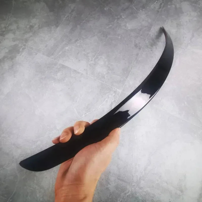 For Audi A4 S4 B8 B8.5 Sedan 2009-2016 Car Rear Roof Spoiler Wing Rear Trunk Boot Lip Cap Spoiler Trim Car Body Kit Accessories