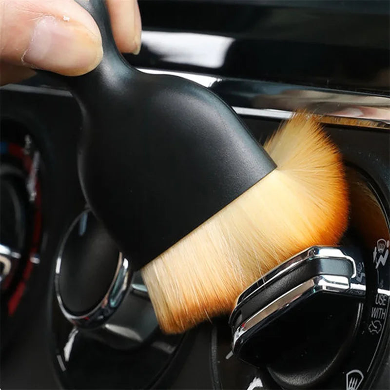 Crevice Detailing Brush Cleaning Automotive Dusting Brushes Detail Soft Cleaning Brush for Dust Removal Accessory for Cars