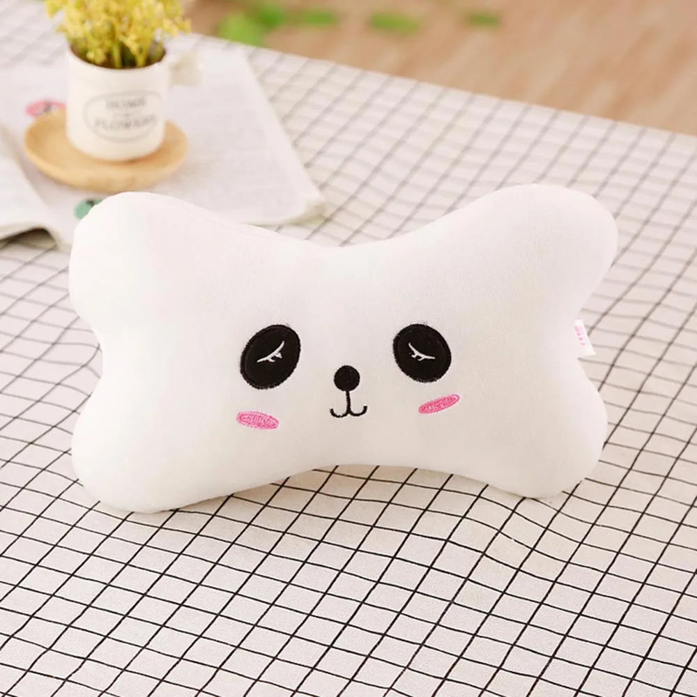 Car Neck Pillow Cartoon Cute Animal Travel Pillow Car Seat Cushion Cover Neck Support Headrest Interior Accessories