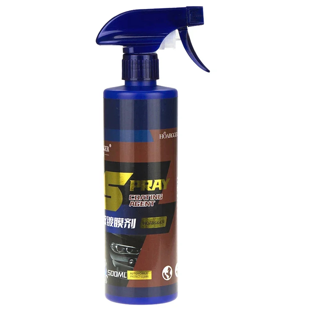 3 in 1 Car Paint Repair Ceramic Coating Spray Quick Nano-Coating Spray Wax Automotive Hydrophobic Polish Paint Cleaner 500Ml