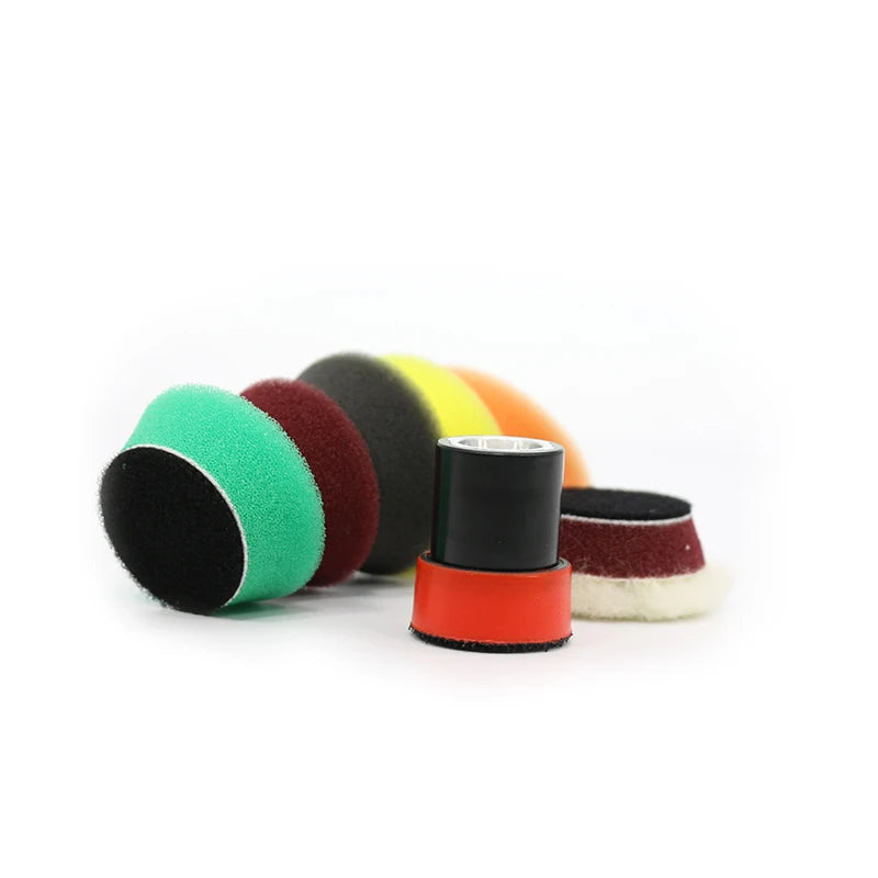 Auto Mini Cutting Wool Buffing Polishing Pad Kit Car  Polish Pads Foam Buffer Disc Kit