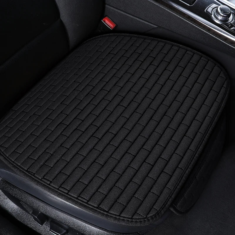 Car Seat Cover Front/Rear Flax Seat Protect Cushion Automobile Seat Covers Mat Protect Pad Car Covers