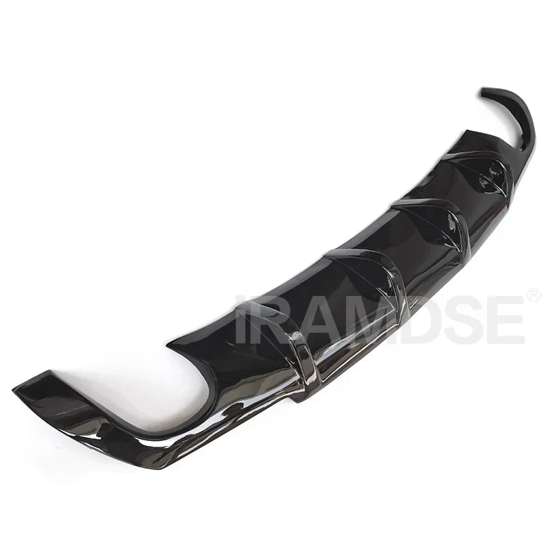 Rear Diffuser for Volkswagen Scirocco R Glossy Black Car Body Kit R20 2009 - 2014 15 16 17 Plastic Splitter Lip Bumper Spoiler