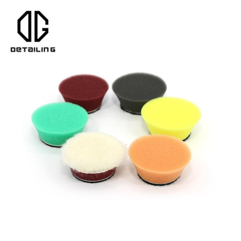 Mini Polishing Kit 1 Inch Buffing Polish Pads Car Polishing Set  Buffer Pads for Auto Scratch Remover