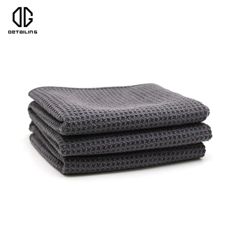 60*80 Cm Microfiber Waffle Cloth 380Gsm Car Cleaning Washing Towel