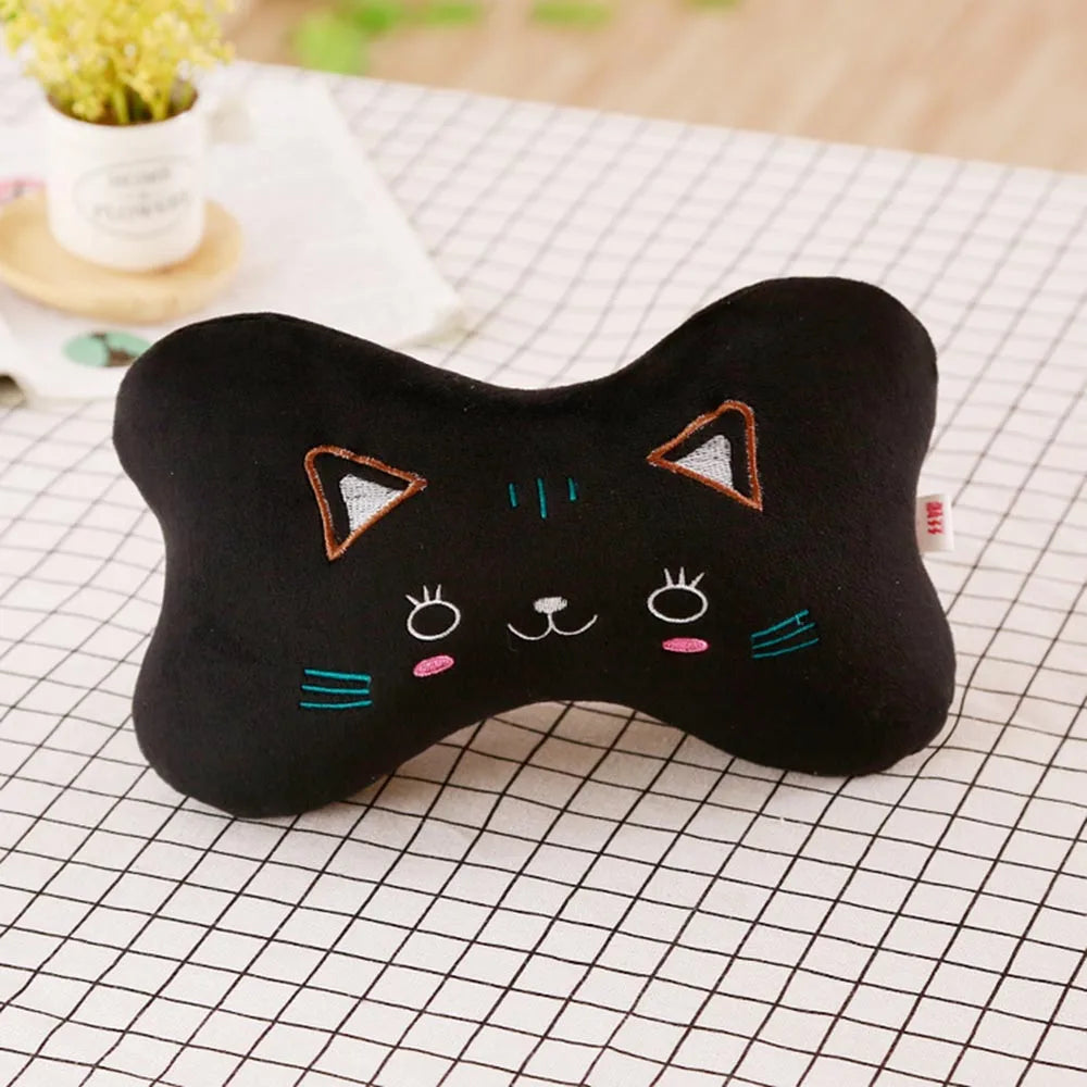 Car Neck Pillow Cartoon Cute Animal Travel Pillow Car Seat Cushion Cover Neck Support Headrest Interior Accessories