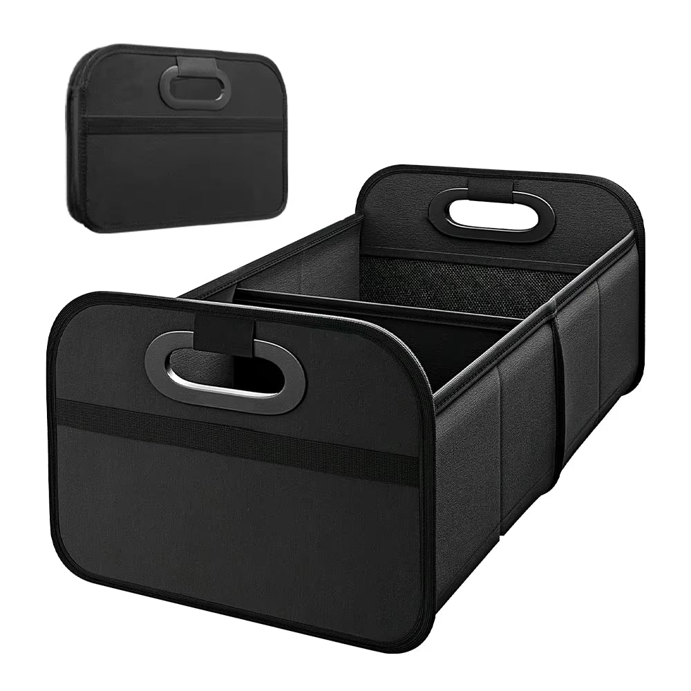 35L Foldableable Portable Car Storage Box Car Storage Box Car Truck Trunk Storage Box Camping Style Outing Storage Box Space-Saving Multi-Functional Storage Box
